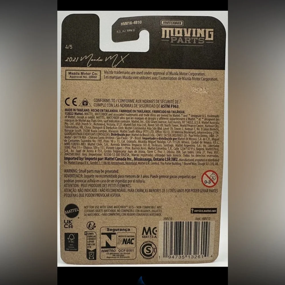 2023 Matchbox - Moving Parts Special Edition - #4 2021 Mazda MX